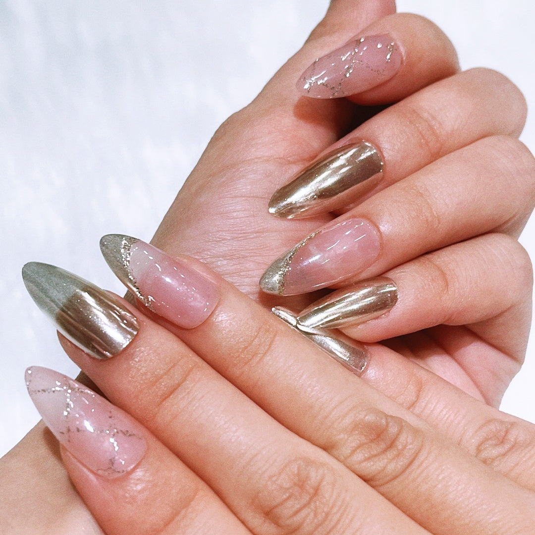 Free Style Hand-drawn Abstract Art Nail Design,Collision of Famous Pa FoxyNail Free Style Hand-drawn Abstract Art Nail Design,Collision of Famous Pa FoxyNail