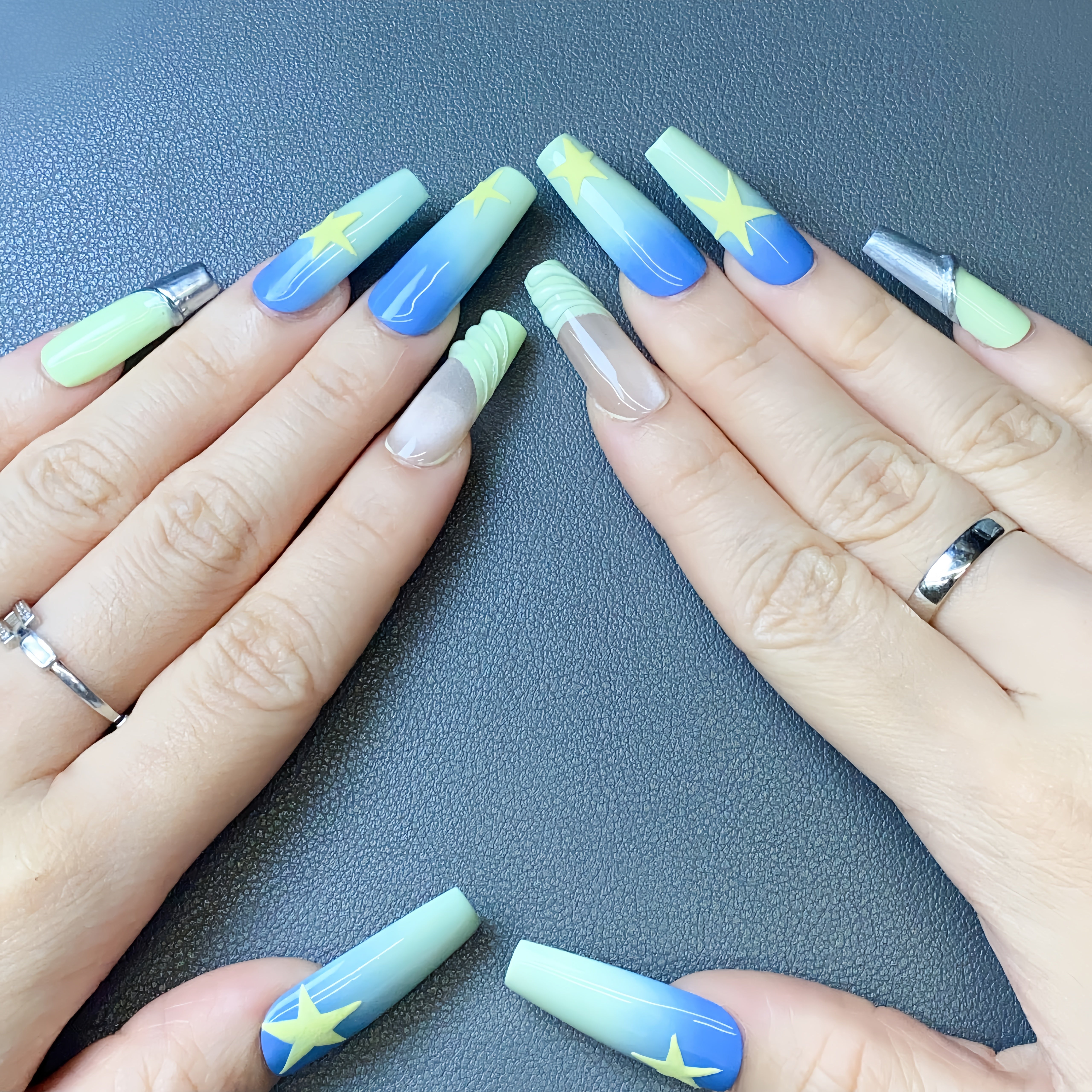 Yellow Stare Nail
