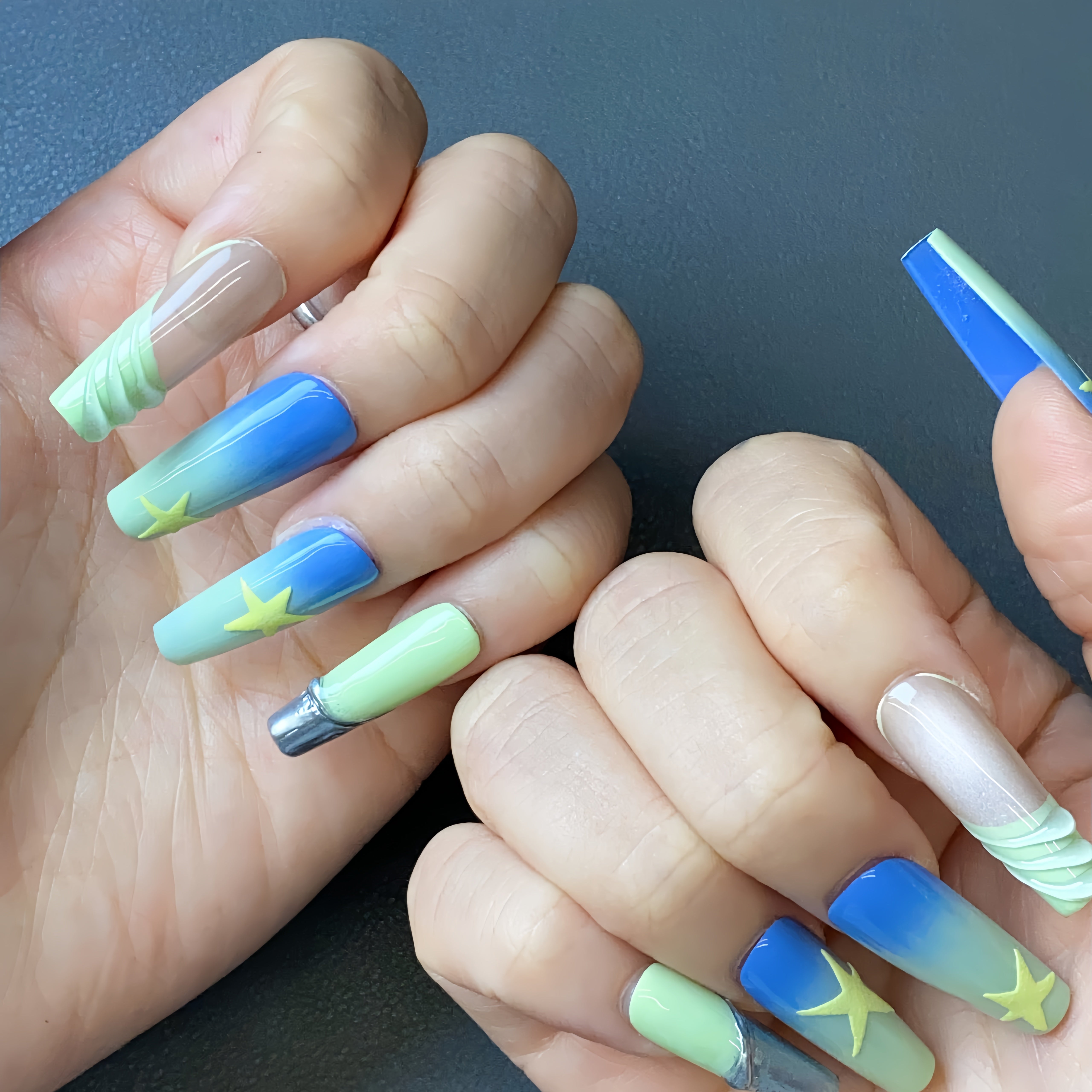 Yellow Stare Nail