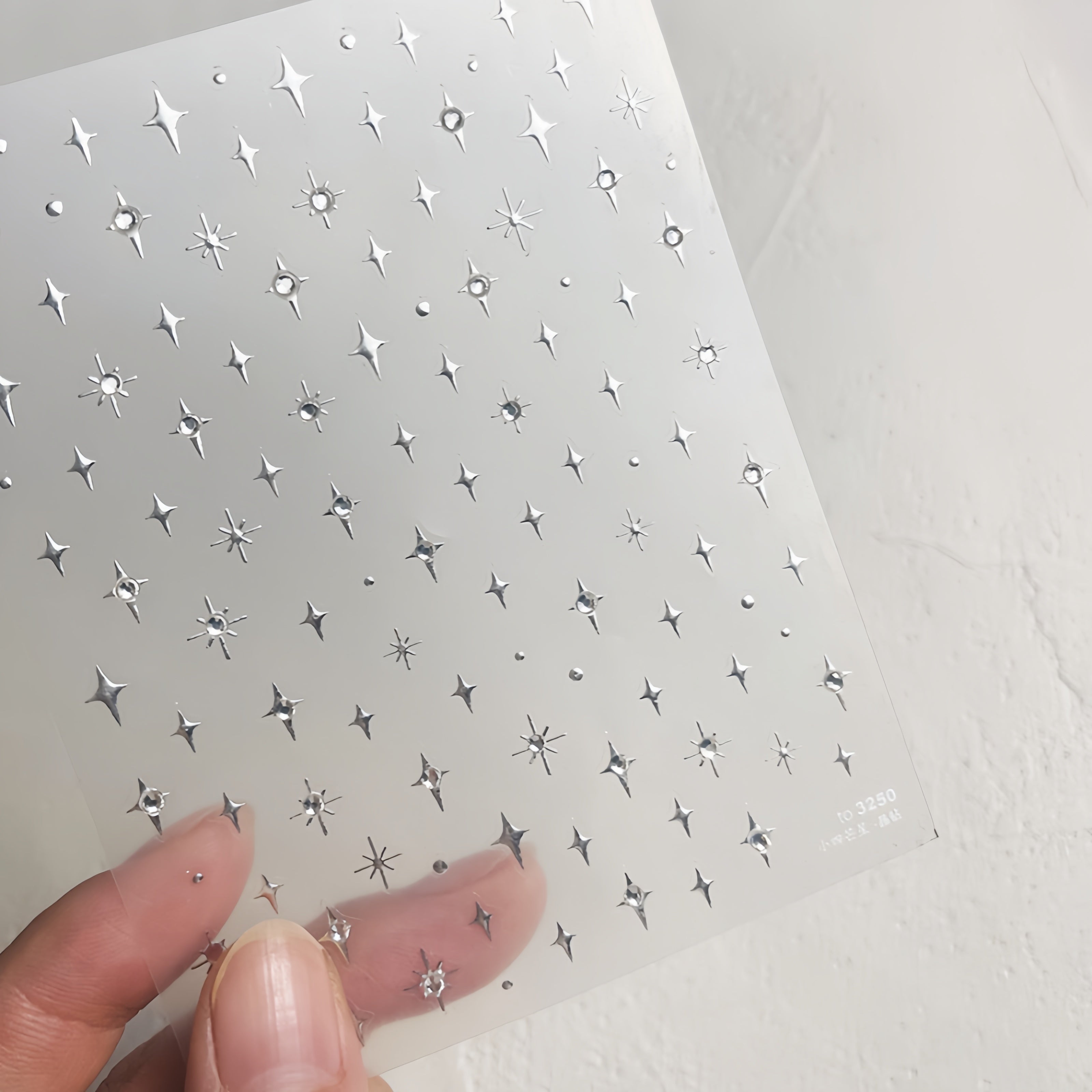 Star-shaped rhinestone stickers 